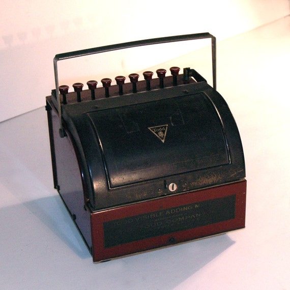 Antique Adding Machine // Todd Visible // The Todd Company