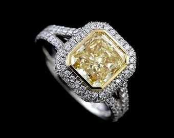 Split shank cz engagement rings