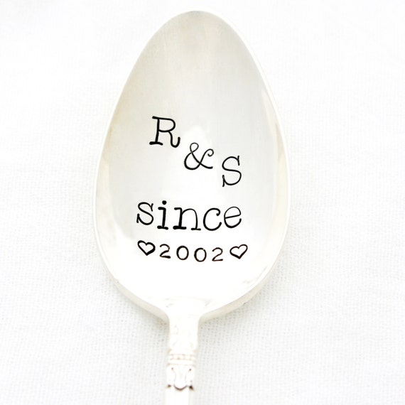 Custom stamped spoon