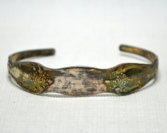 Vintage Wm A Rogers Oneida Spoon Handle Bracelet - Small - 1980s