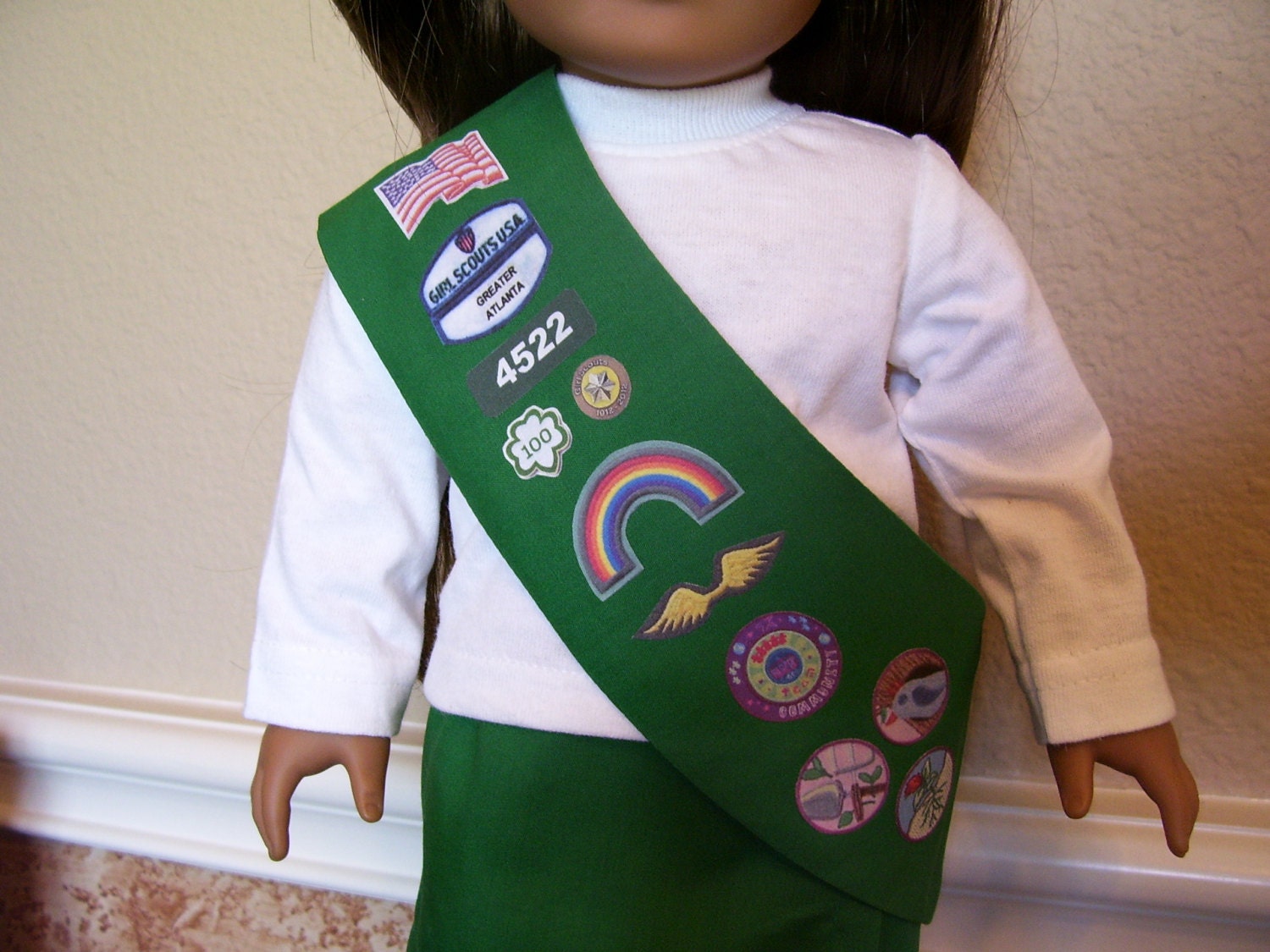 18 Inch Doll Clothes Junior Girl Scout Sash