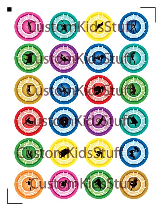 wild kratts discs printable