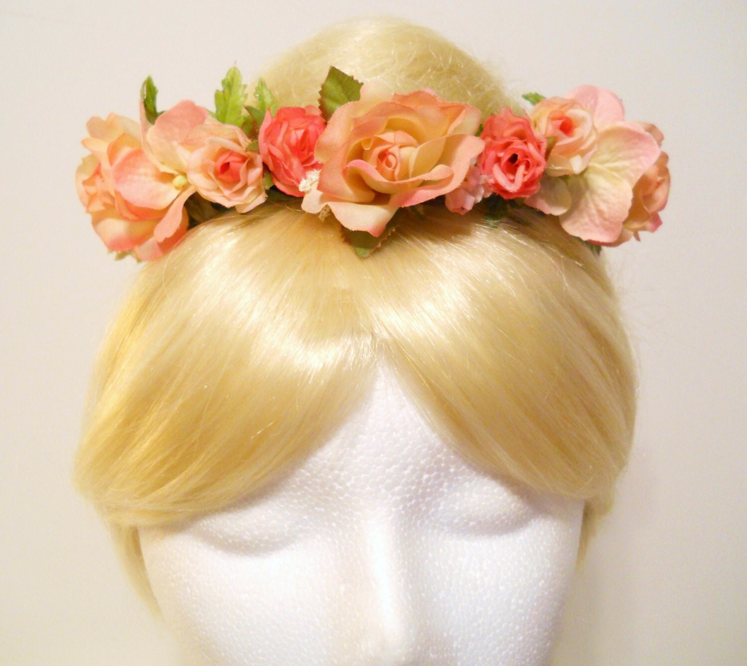 Bun Wrap Bun Belt Bun Ring Flower Crown Head Wreath Spring