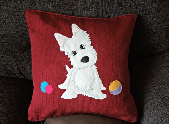 scottie dog pillow