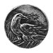 Green Girl Raven 15/16 inch ( 24 mm ) Pewter Metal Button