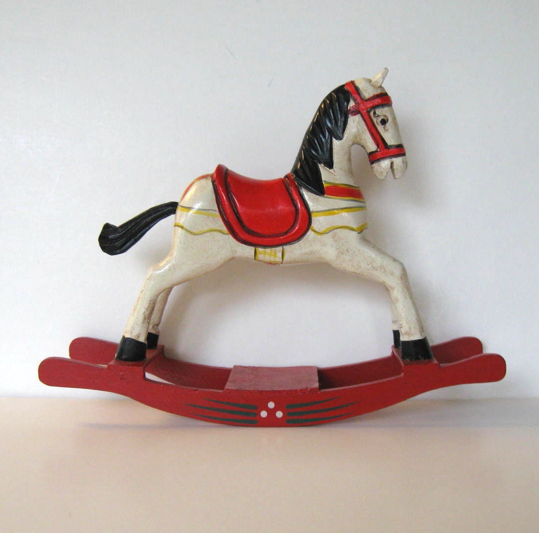 antique wooden rocking horses for sale