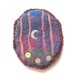 Felt brooch, purple felted pin, pink and purple wool jewelry, original art.