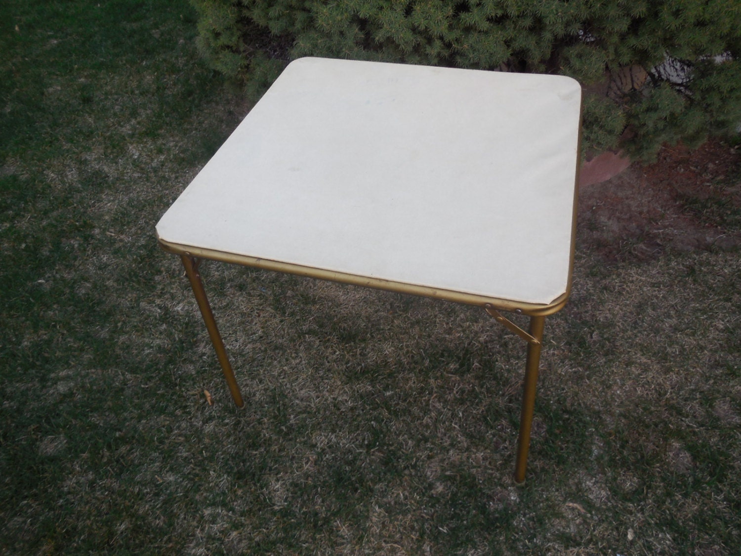 SALE / CLEARINGOUT20 Is the Code / Childs Size Card Table Vinyl Top