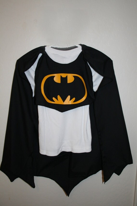 Superhero Batman-theme kids cape with chest by CapedCrusaders