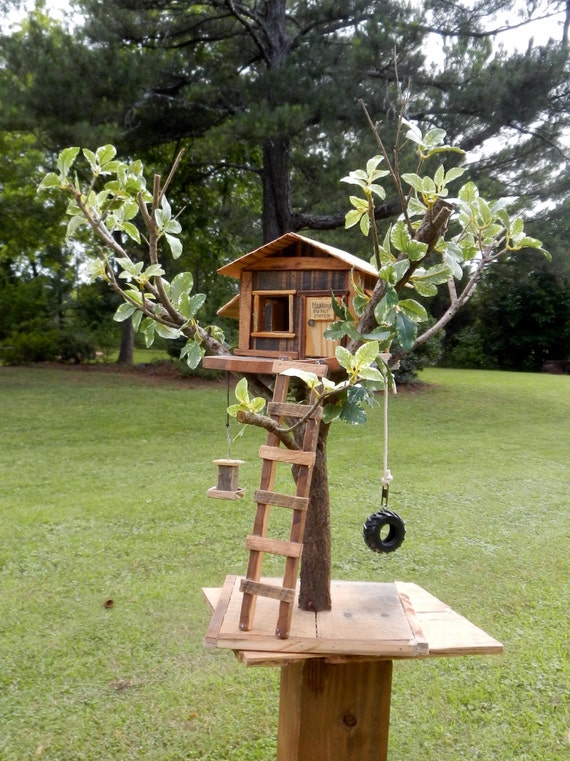 Items Similar To Tree House Dreams Bird House Functional Or Collectable 