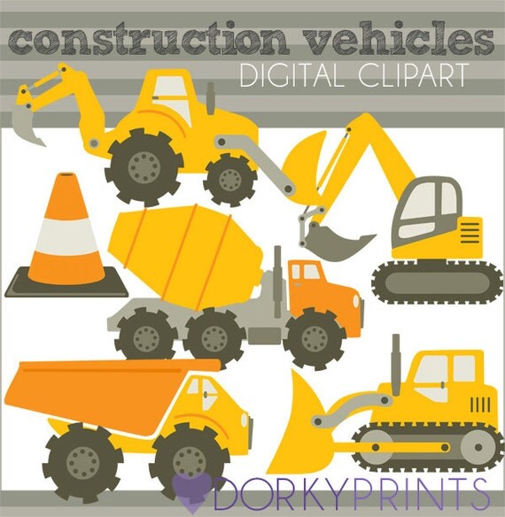 Construction Vehicles Clipart Personal and Limited Construction Vehicles Clipart Personal and Limited