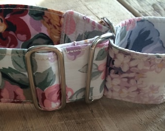 Vintage Ralph Lauren fabric Dog or Kitty Collar