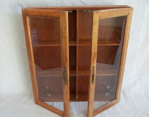 Vintage  vintage wood spice wooden wall wooden apothecary cabinet  rack  wall cupboard display