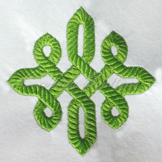 Celtic Knot machine embroidery