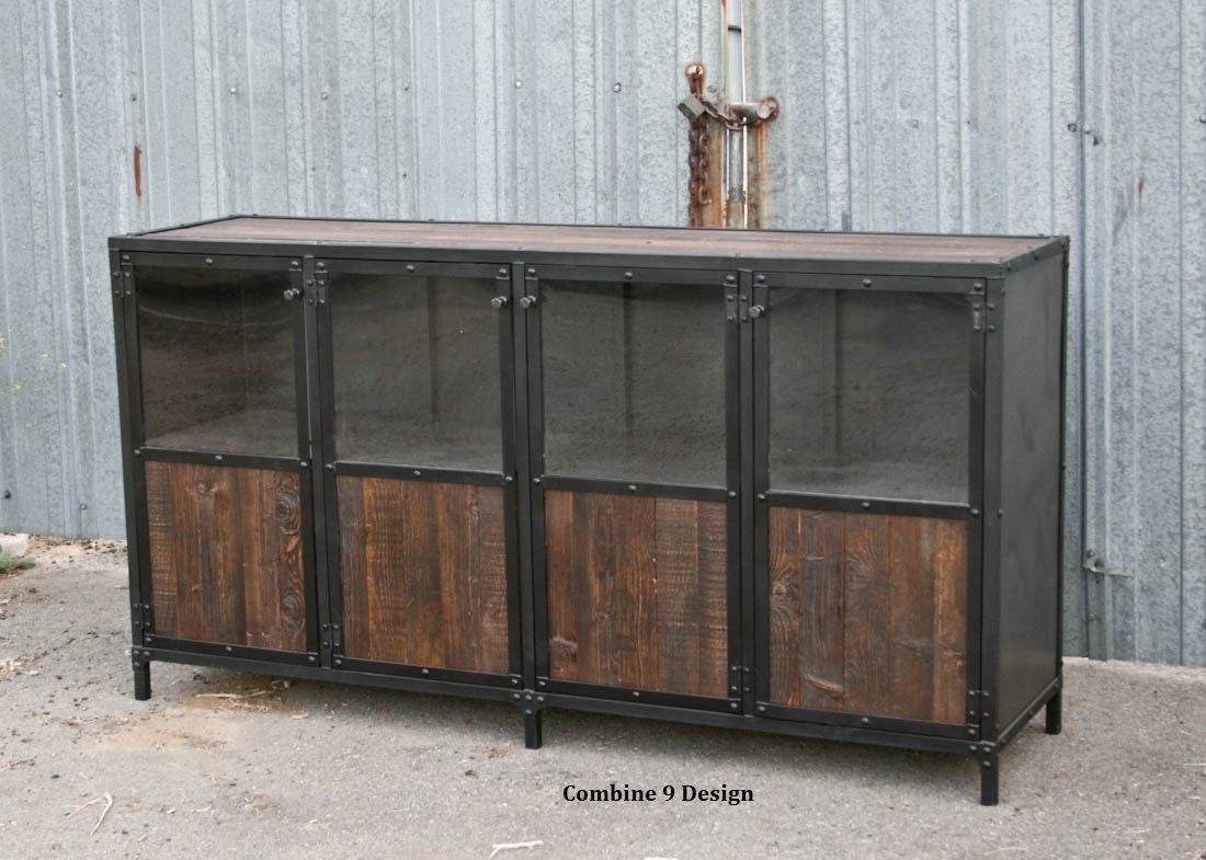 Vintage Industrial Display Case / Retail Fixture.