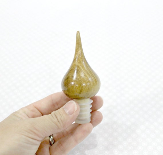 wax wood non toxic for Turned Wine by Wooden Black Locust DeMossDesignsWood Wood Stopper