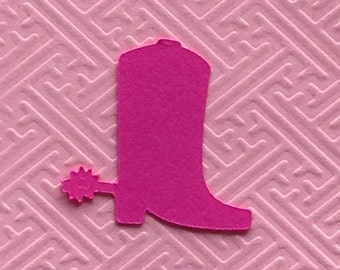 200 western cowboy boot party confetti>1 inch