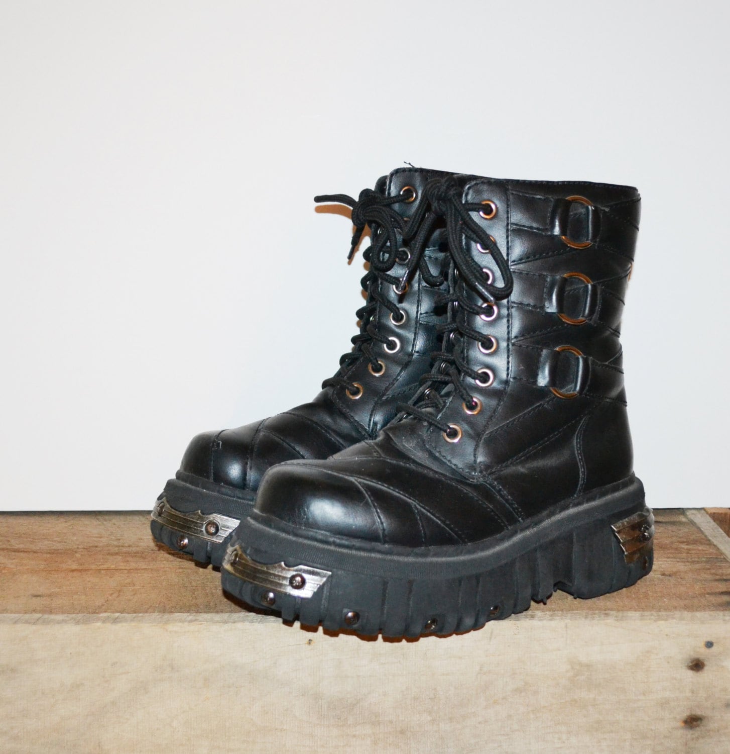 industrial goth boots