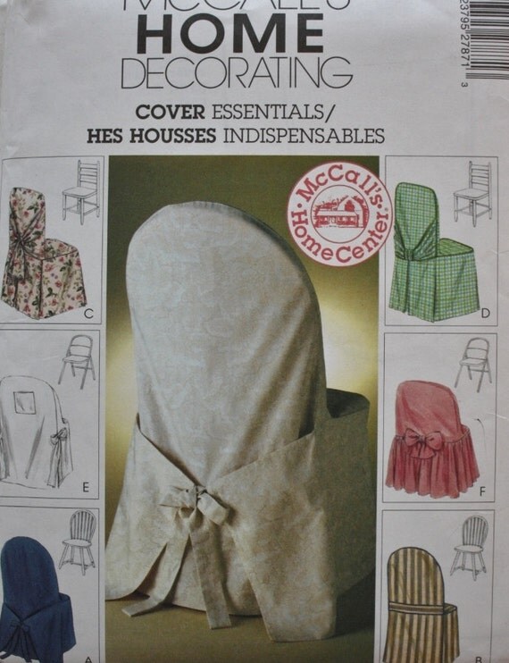 CHAIR COVER ESSENTIALS Ladderback Chair by BluetreeSewingStudio