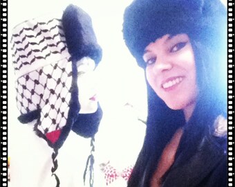 CHAPKA KUFFIEH Style HAT winter für Keffiyeh Russia Keffiyeh Palestine