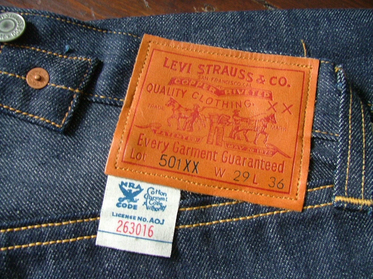 Levis 501 xx 501xx 29/36 waist 29 vintage model by Hanksworld