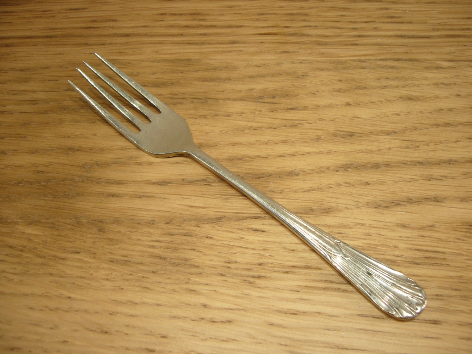 Vintage silver plated tiny fork child's fork by FieldfareVintage