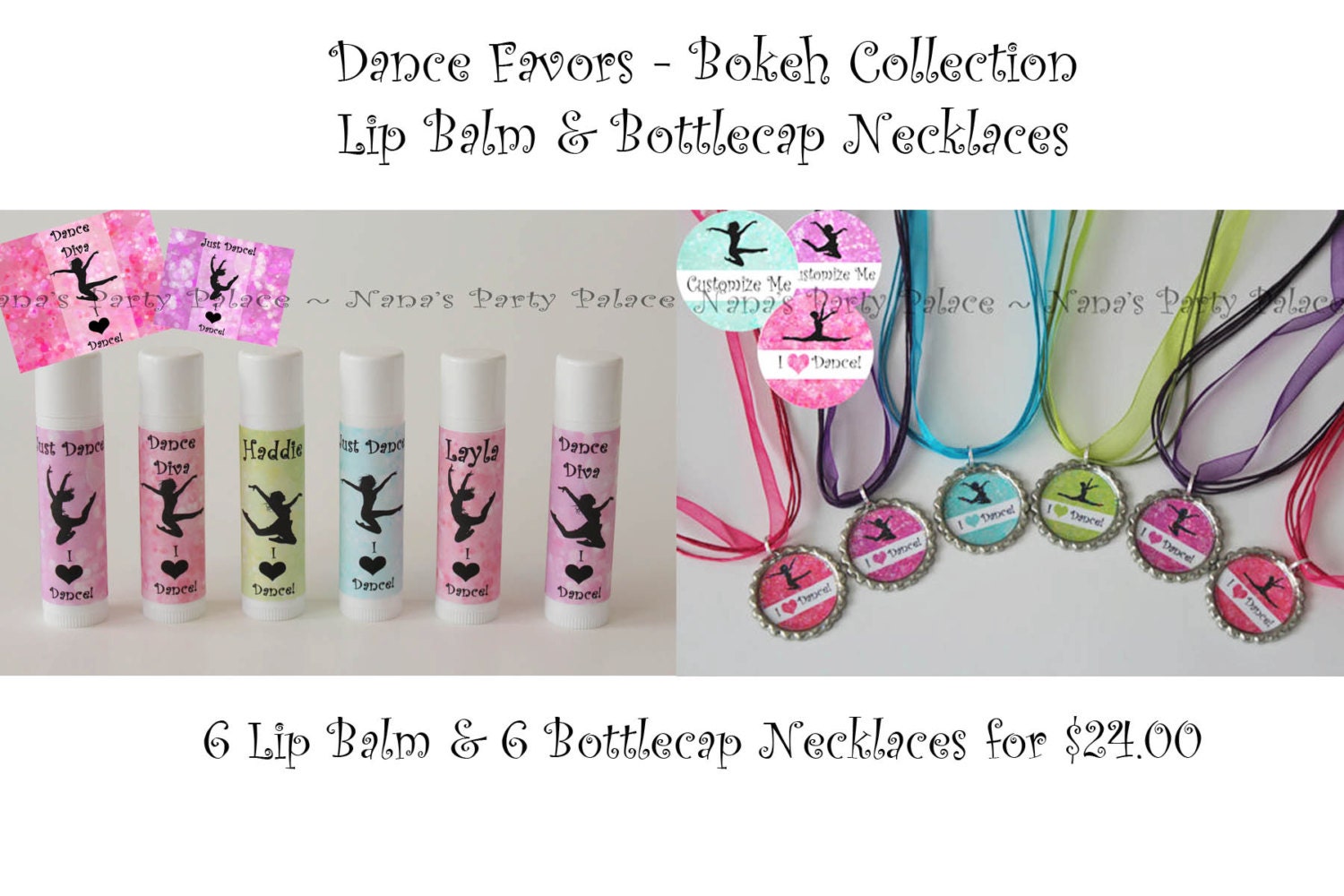 Dance Party Favors Dance Theme Party Dance by NanasPartyPalace