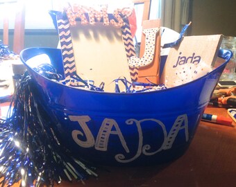 Cheerleading gift basket