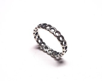 Above knuckle rings set. Sterling Silver.