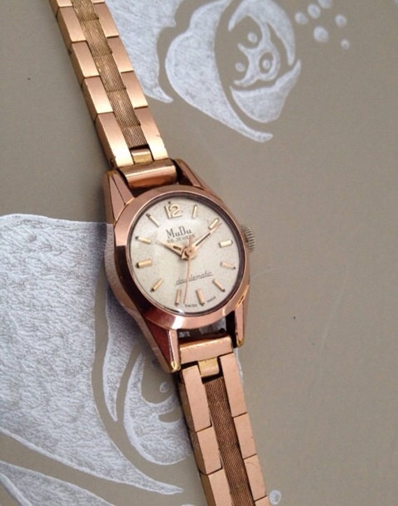 Rare Vintage 1960s MuDu Watch Ladies Rare by OldChestnutCottage