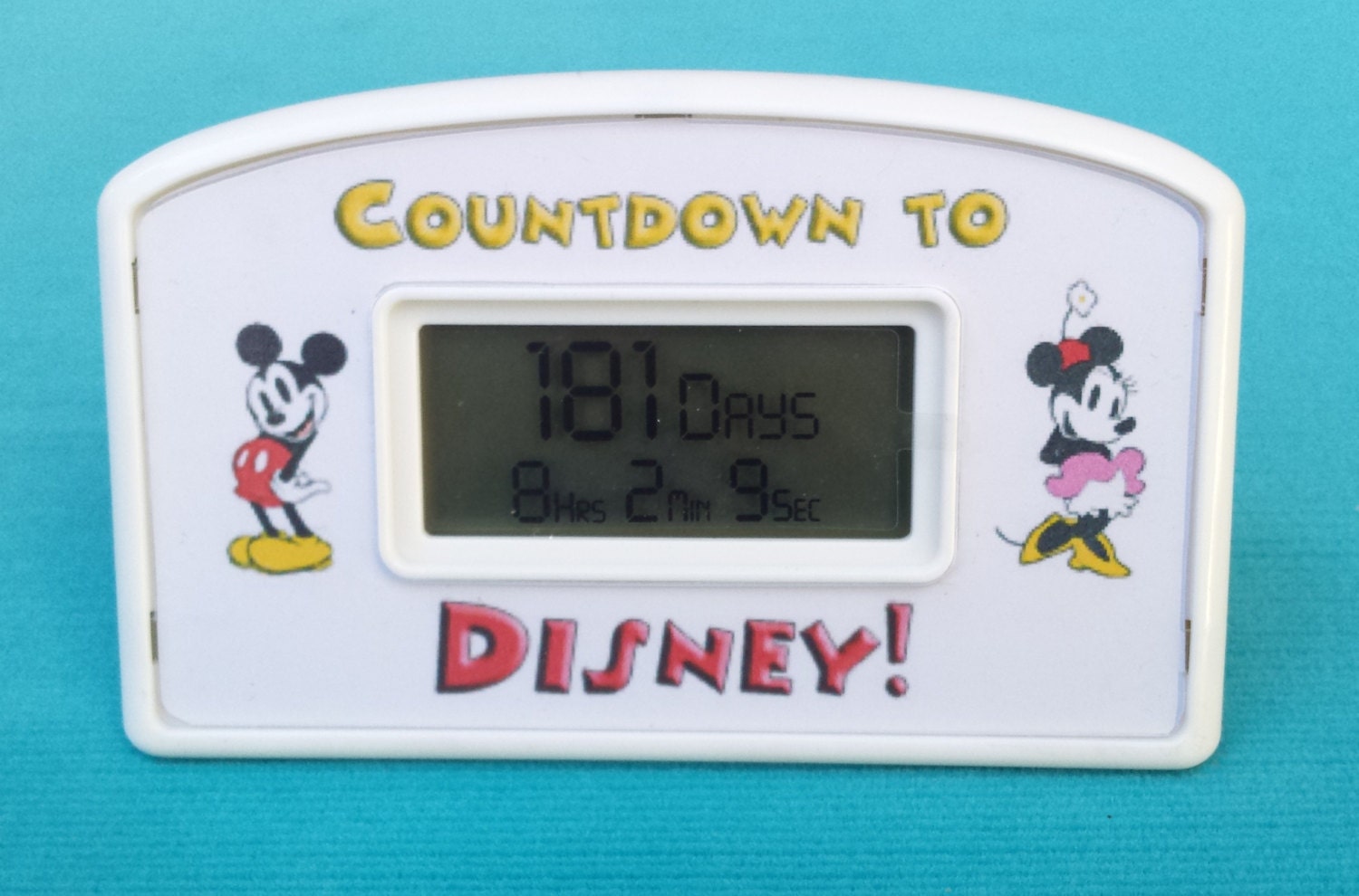 Disney Countdown Clock Classic Mickey Classic Minnie