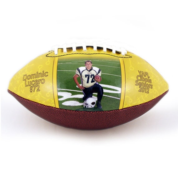 Custom Mini Football Perfect For High School Senior by createAball
