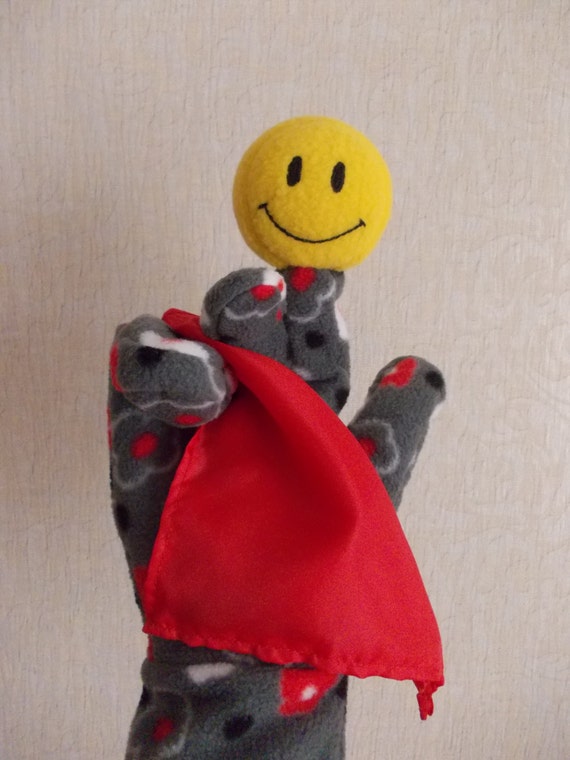 Hand puppet Smiley face Puppets toy puppets cute toy