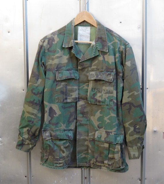 U.S. Marine Corps Vietnam Era Jacket Jungle Camouflage 100%