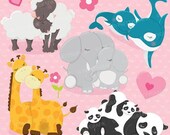 80% OFF SALE Animal love clipart commercial use, vector graphics, digital clip art, digital images - CL657 Il_170x135