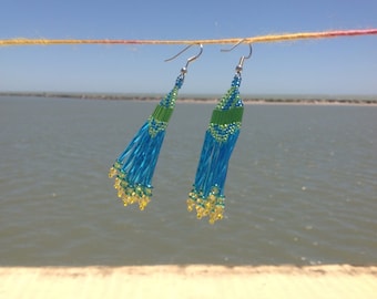 Sea Side Swingers Beaded Earrings