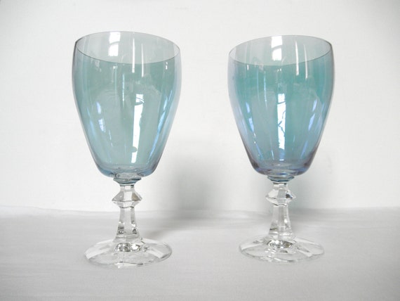 Vintage Crystal Wine Glasses Replacement by ShoppeAroundTheWorld