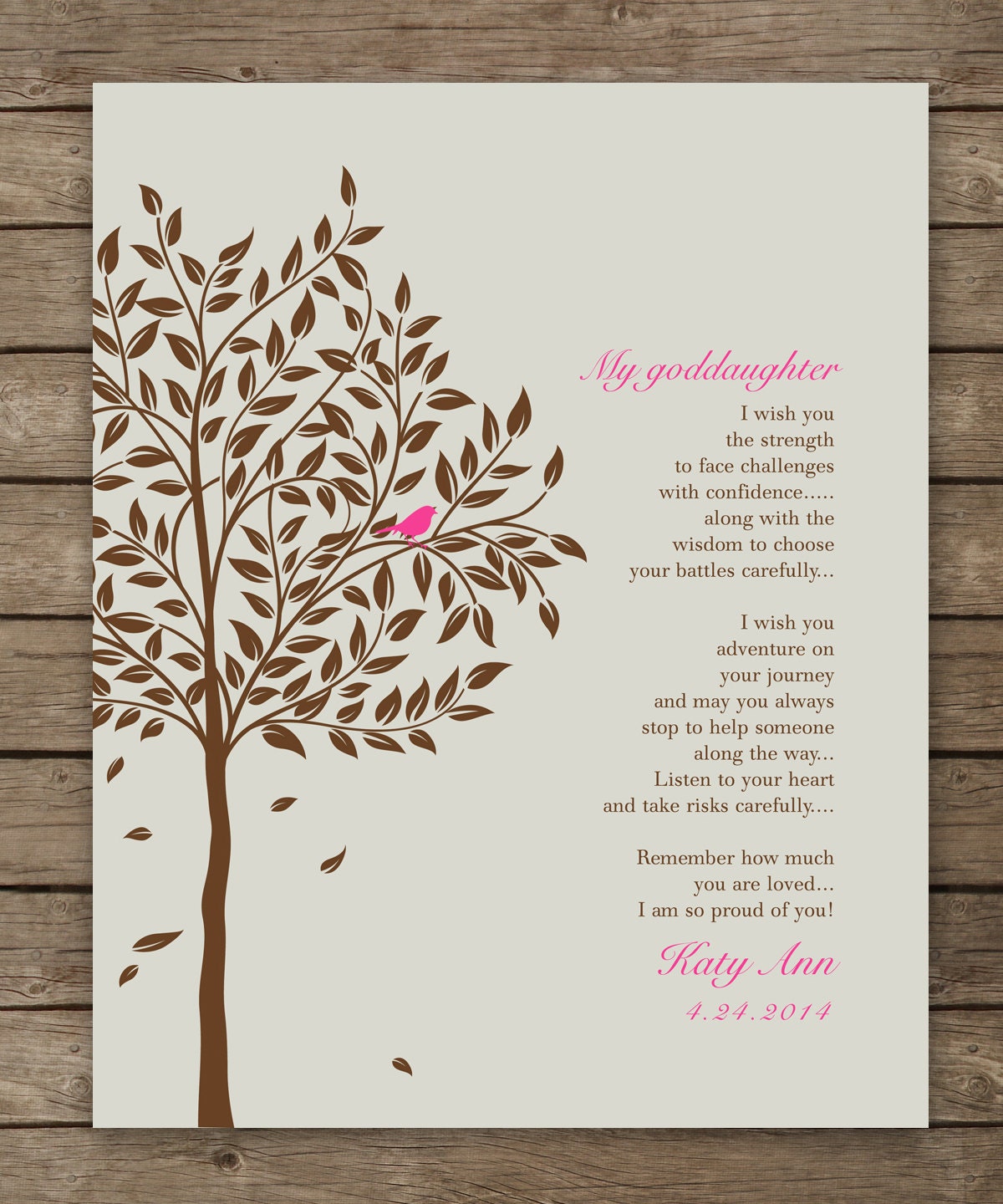 Baptism Gift from Godparents Baby Girls Christening Gift