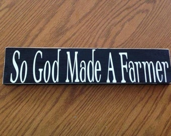 So God Made A Farmer Text