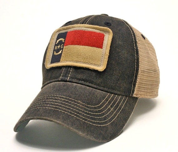 north carolina flag patch trucker hat black north carolina flag patch trucker hat black
