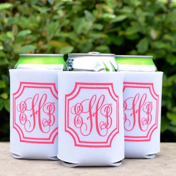 200 Personalized Monogram Party Koozies by GraciousBridal on Etsy