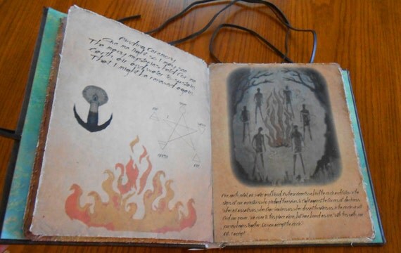 Secret Circle Replica Spell Pages Mounted Pages