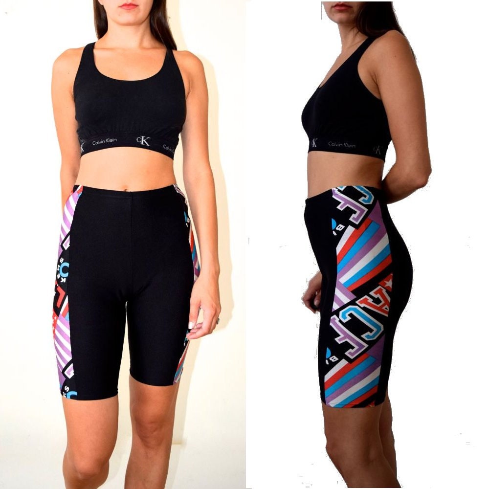 80s bike shorts fashion
