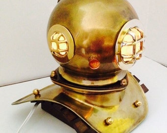 Scuba Diver's Helmet Light US Navy Mark V Nautical