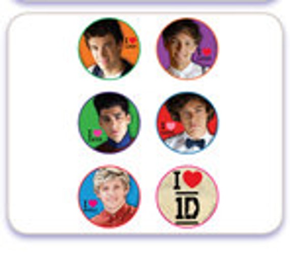 One Direction Edible Image Cupcake Toppers (Set of 12) Il_570xn