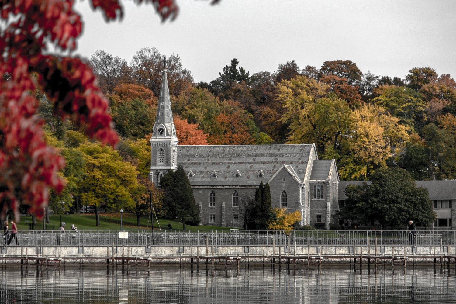 St. James on the lake in Skaneateles New York by Front9Images