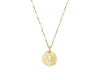 Initial "J" Necklace