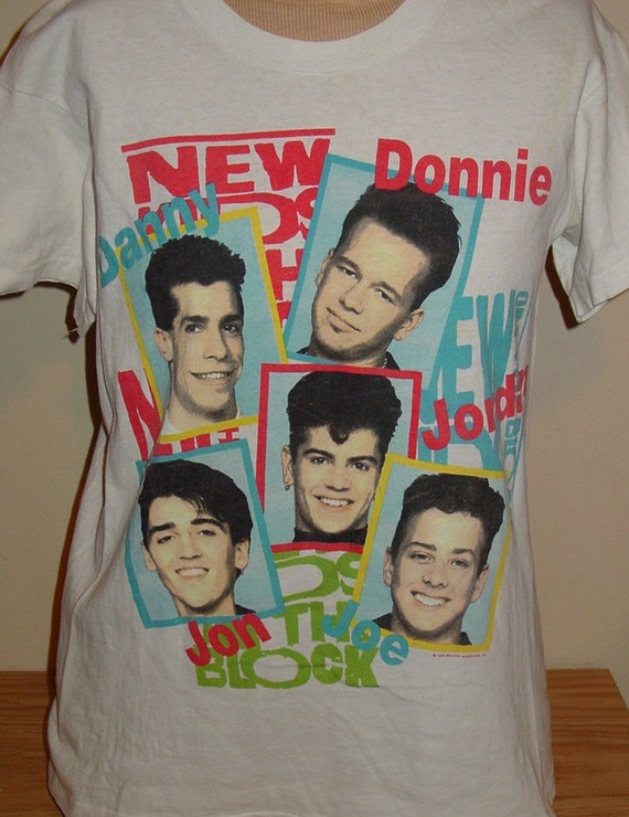 vintage new kids on the block shirt