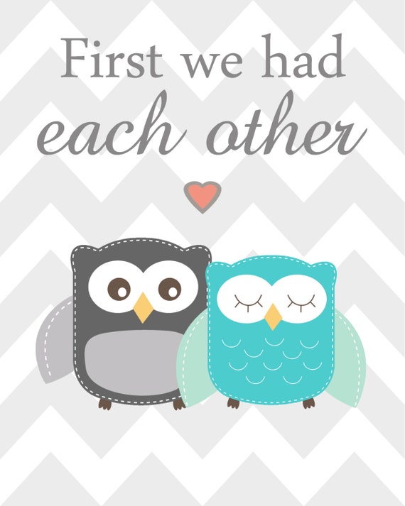 Mint Green Nursery Nursery Owl Art Owl Nursery Prints Owl