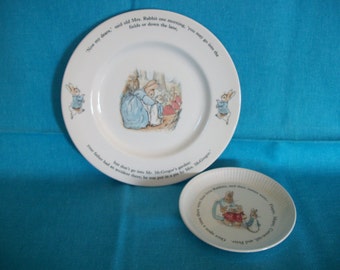 Popular items for peter rabbit plate on Etsy